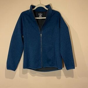 L.L. Bean Blue Fleece Jacket size S